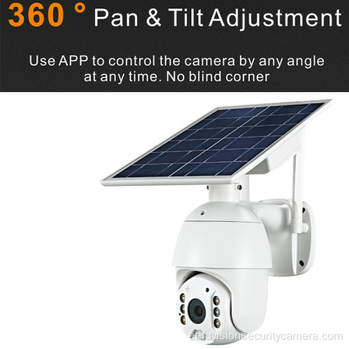HD 1080p päikeseenergial töötav CCTV kaamera